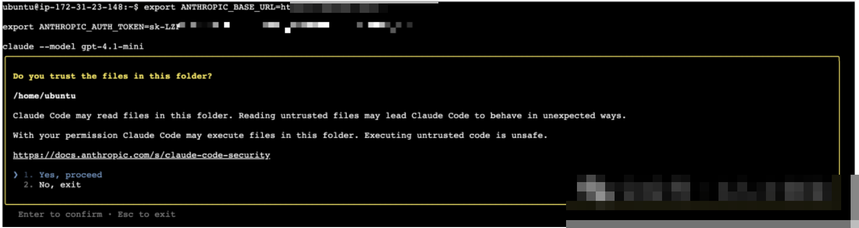 Claude Code 启动界面